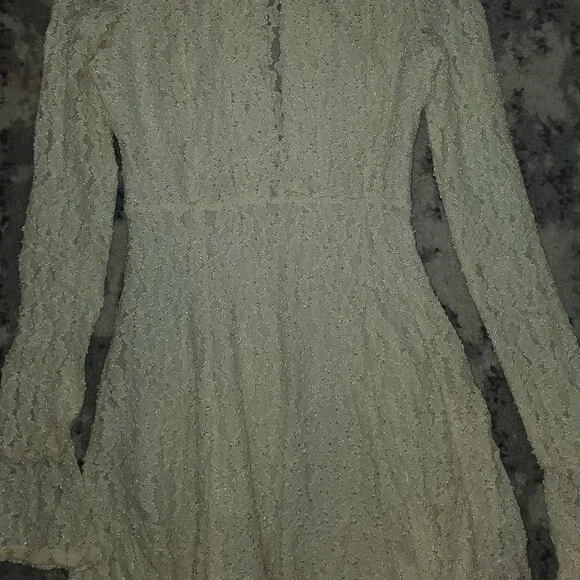 Free People Lace Keyhole Long Sleeve Dress - Picture 7 of 13